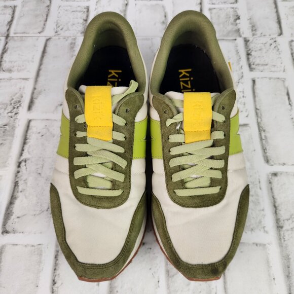 Kizik Milan Women's Sz 10 Green Sweet Pea Drop Heel Hands Free Slip On Sneakers - Picture 9 of 10